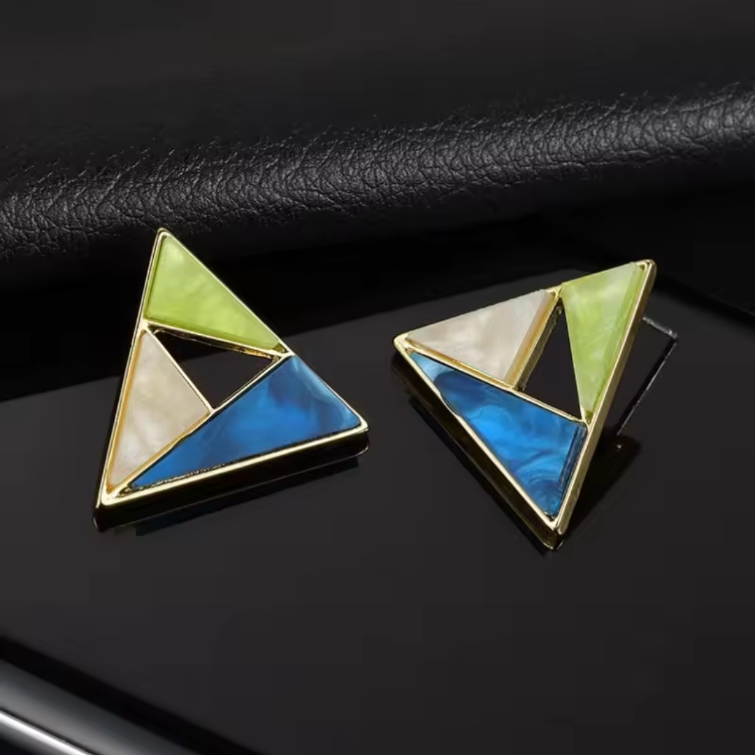 Triangle Studs Earrings