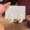 Small Enamel Zircon Studs