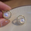 Fancy Pearl Stud Earrings