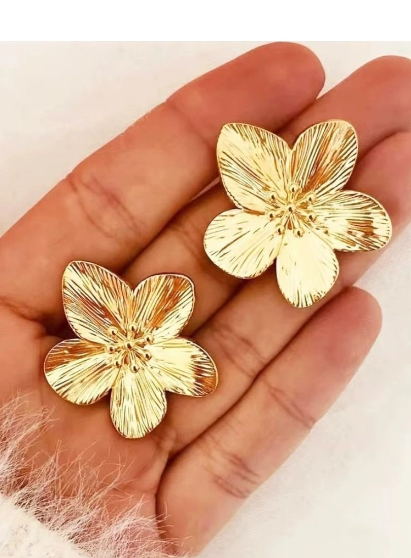 Premium Stainless Steel Gold-Plated Earrings - Image 2
