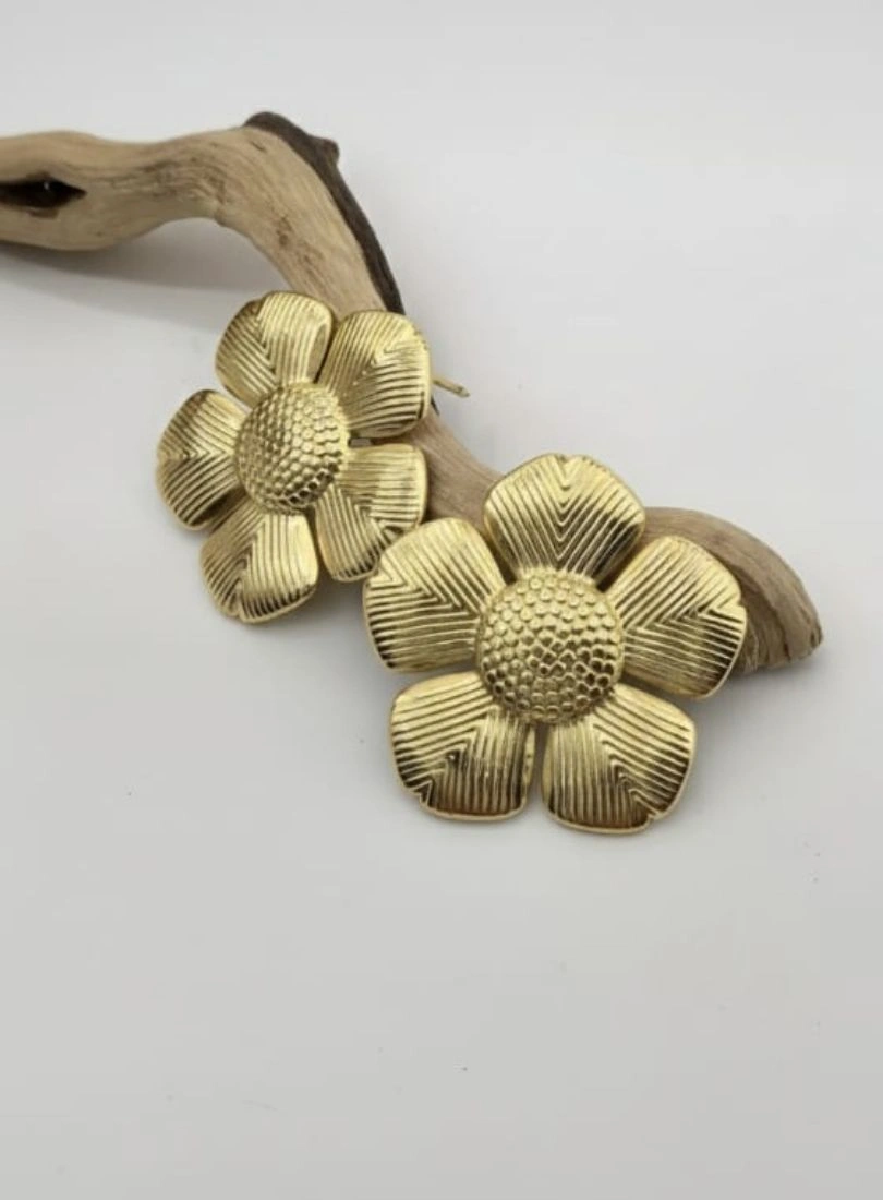 Premium Stainless Steel Gold-Plated Earrings - Image 2