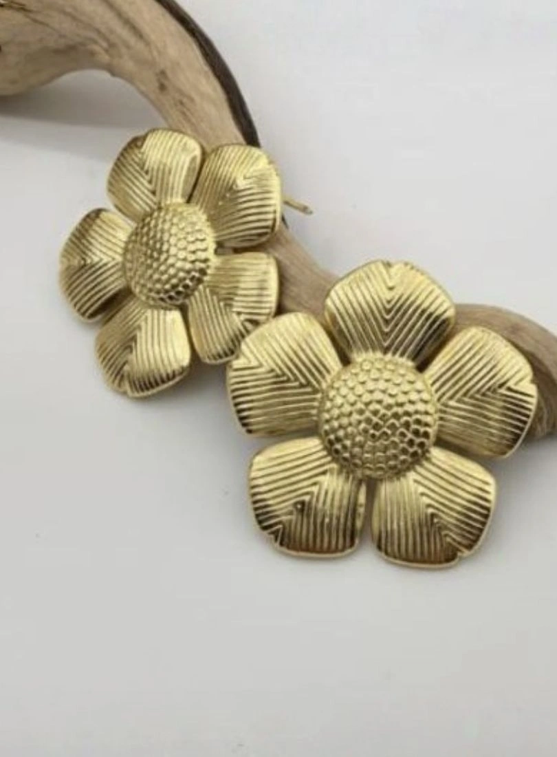 Premium Stainless Steel Gold-Plated Earrings - Image 3
