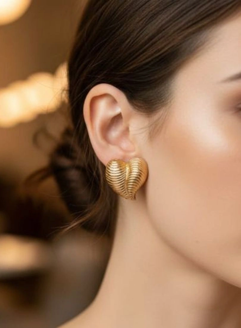 Premium Stainless Steel Gold-Plated Earrings - Image 8