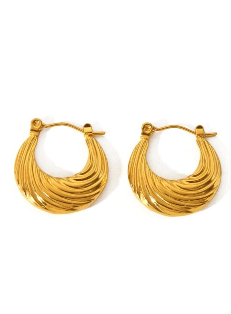 Premium Stainless Steel Gold-Plated Earrings - Image 7