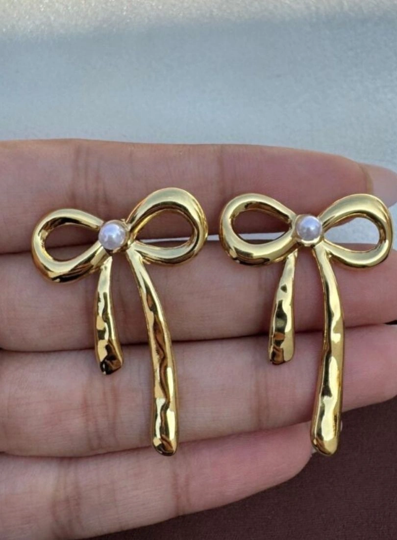 Premium Stainless Steel Gold-Plated Earrings - Image 3