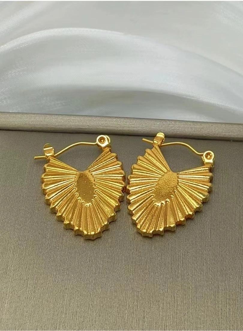 Premium Stainless Steel Gold-Plated Earrings