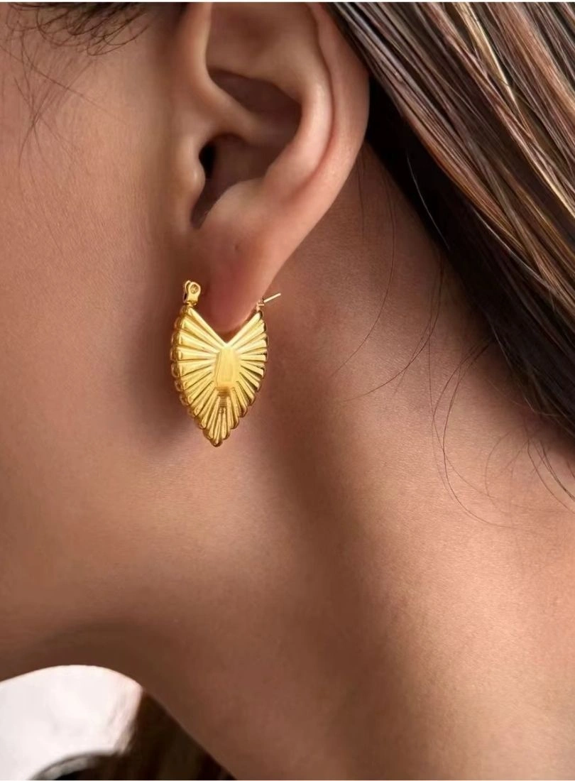 Premium Stainless Steel Gold-Plated Earrings - Image 4