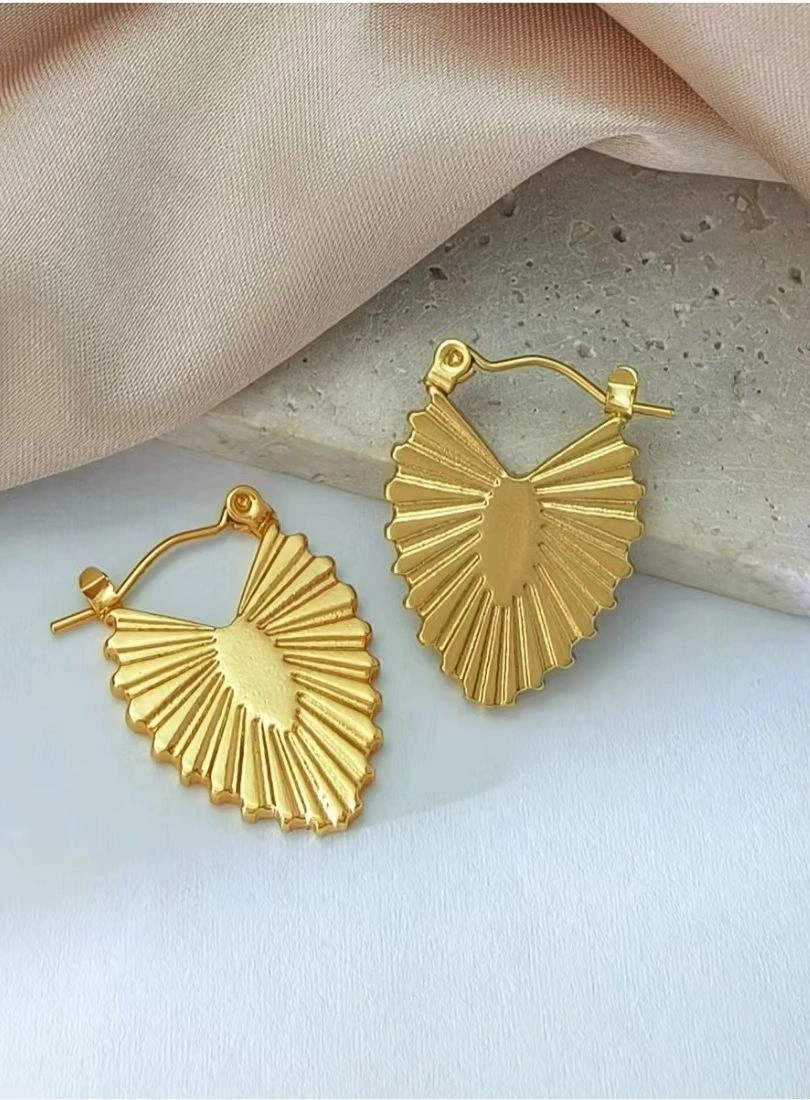 Premium Stainless Steel Gold-Plated Earrings - Image 5