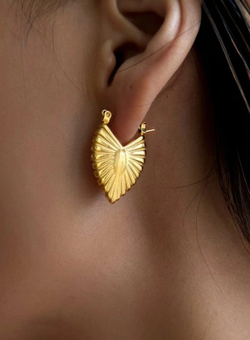 Premium Stainless Steel Gold-Plated Earrings