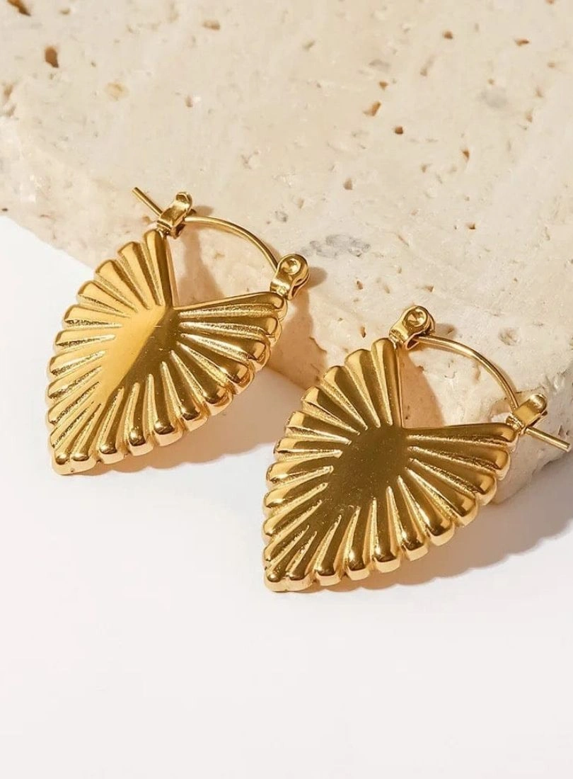 Premium Stainless Steel Gold-Plated Earrings - Image 7